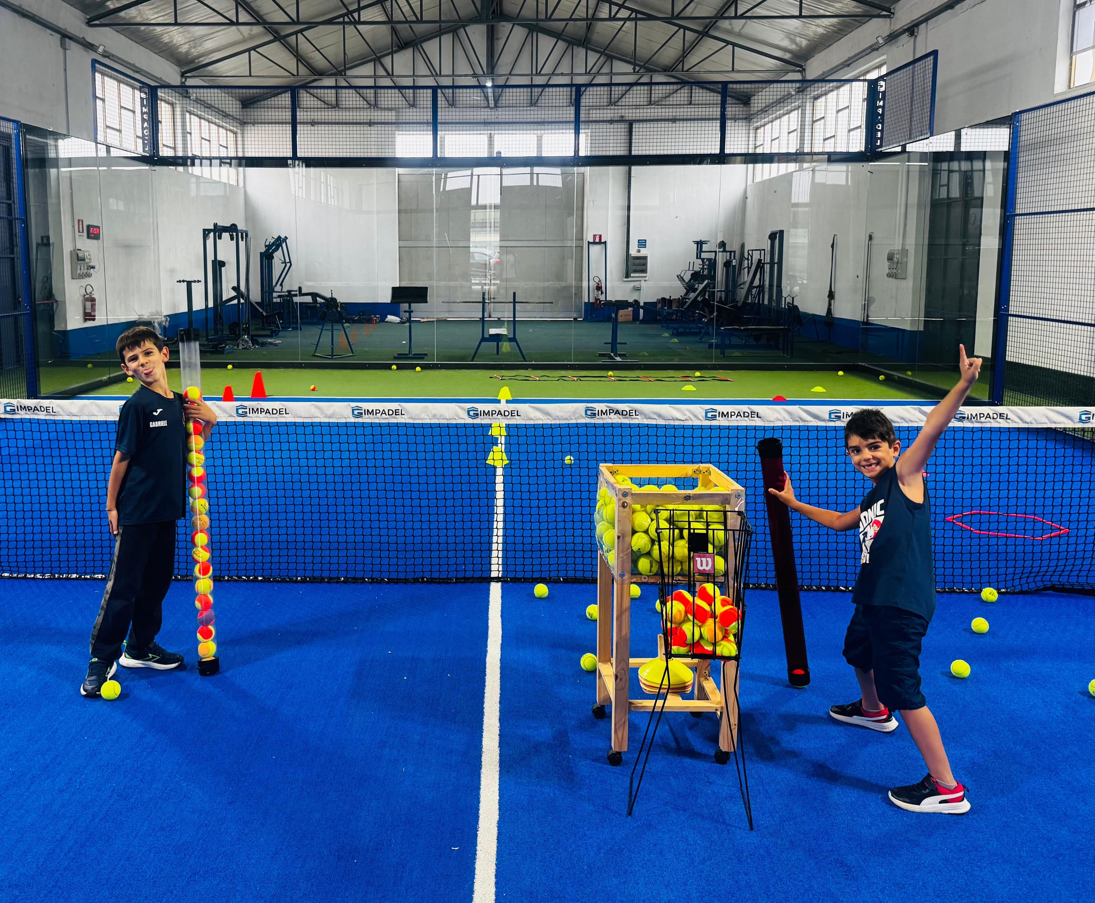 Gruppo durante un gioco di squadra